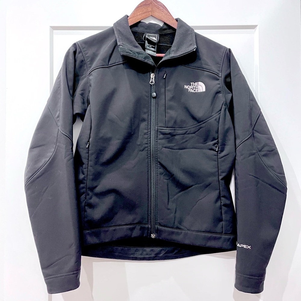 Women’s The North Face Apex Jacket – Small – Soft Shell Full Zip – Black